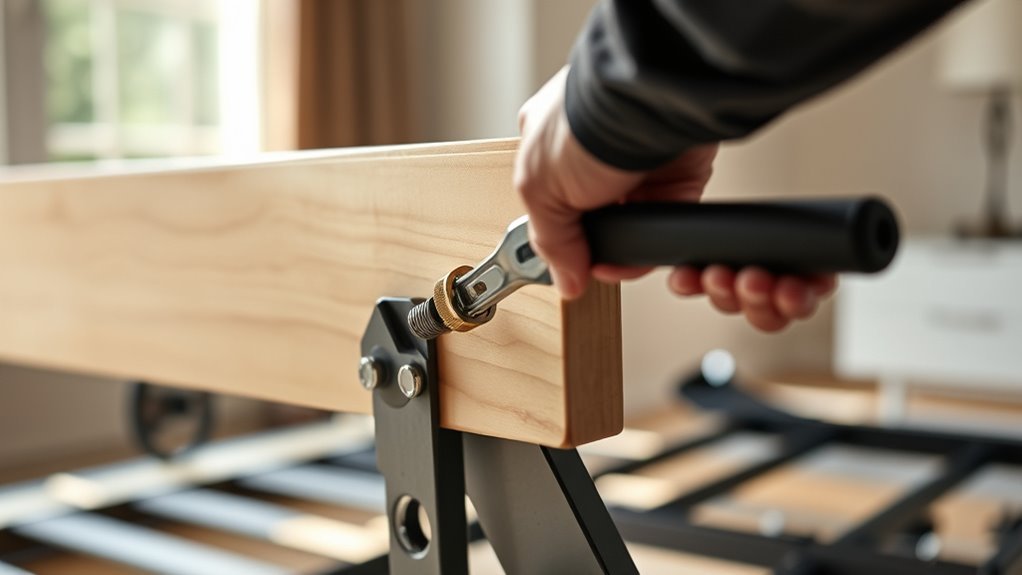 attach headboard to base
