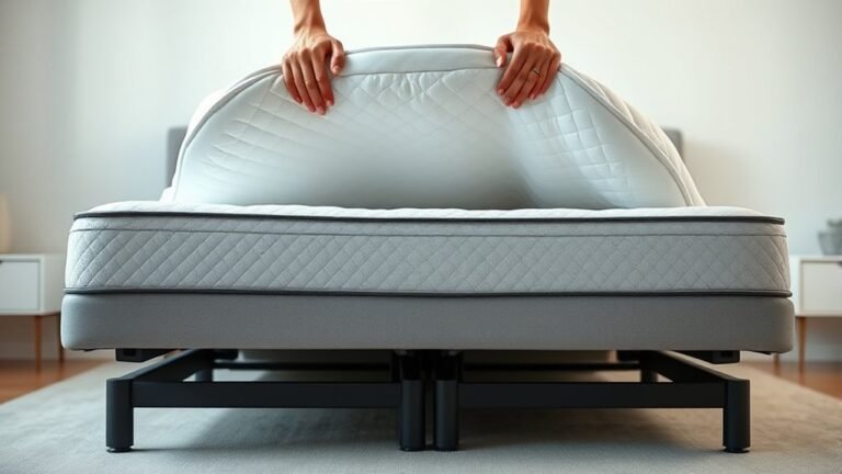 attaching mattress to base