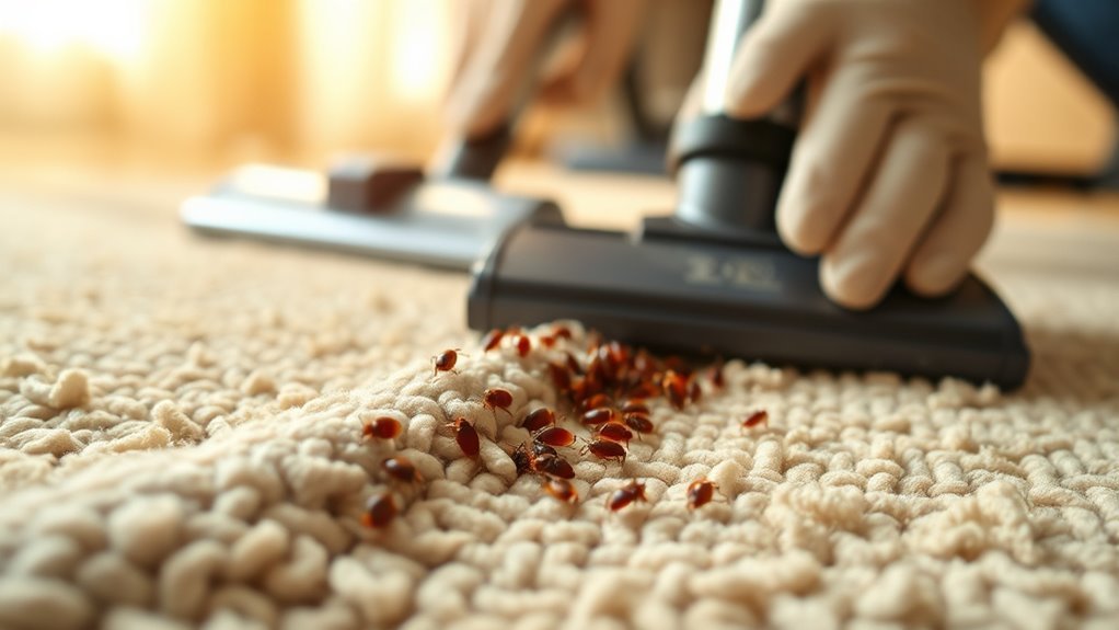 bed bugs in carpets