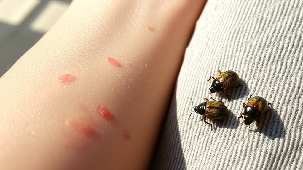 carpet beetle allergy symptoms