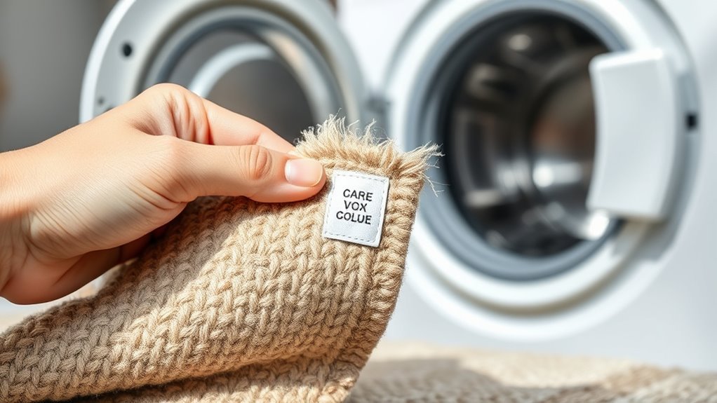 check rug care labels carefully