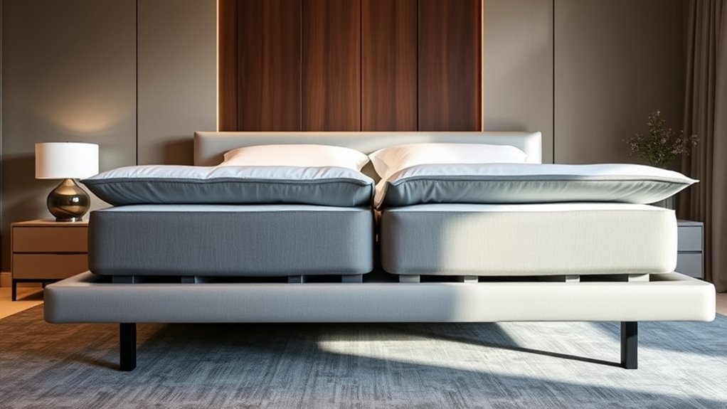 customizable independent sleep comfort