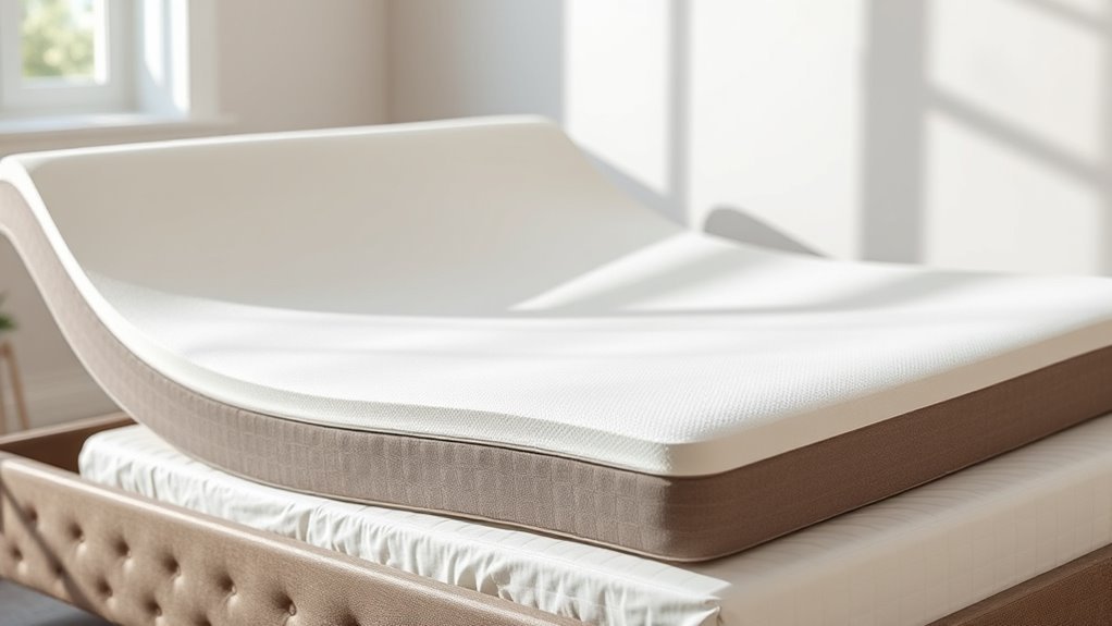 flexible support for adjustable beds