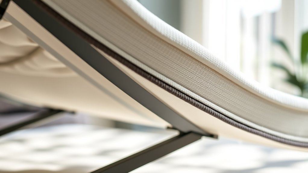 flexible thin supportive mattress