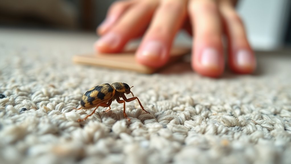 larvae hairs cause skin irritation