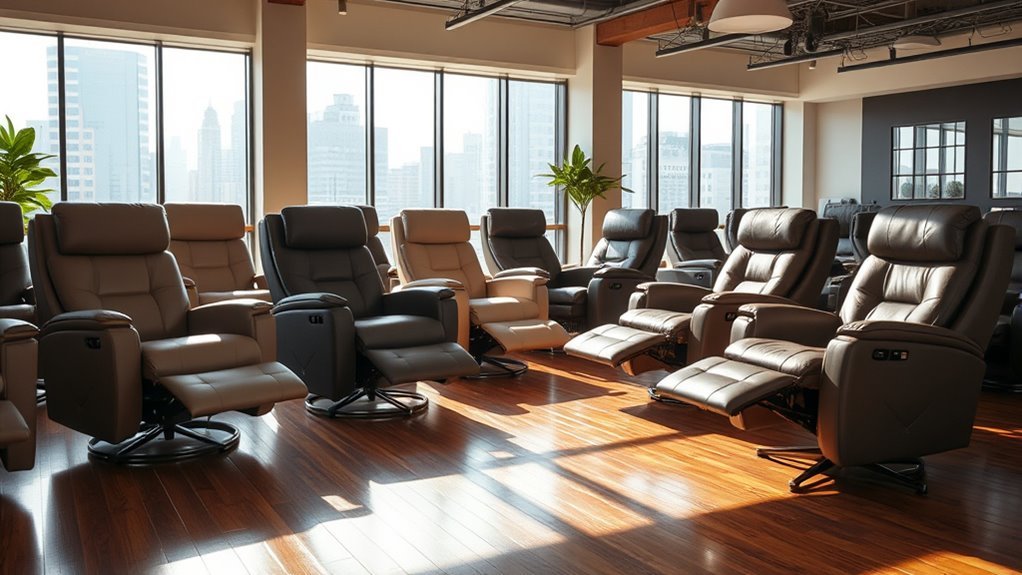 luxury adjustable comfortable seating