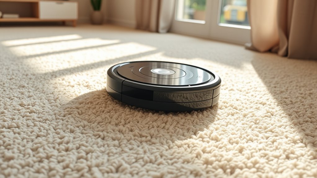 optimizing roomba for carpets