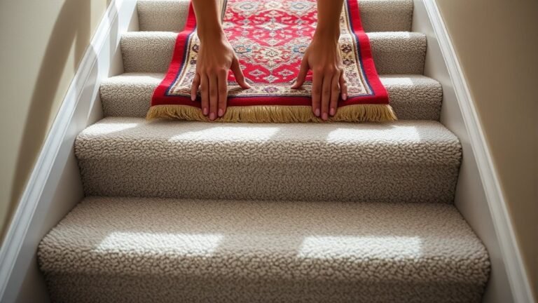 place rug over carpet