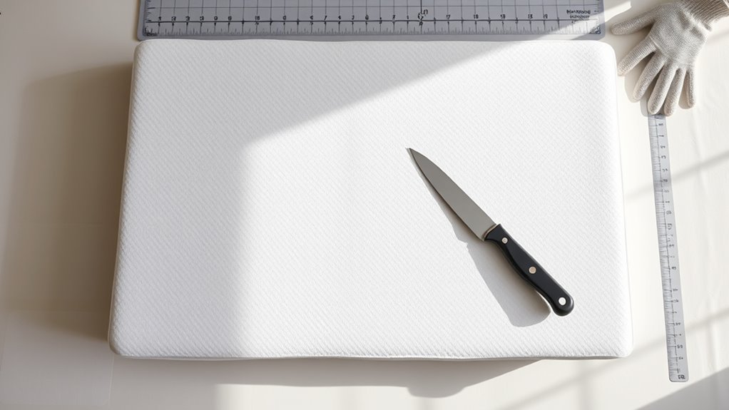 prepare measure mark cut