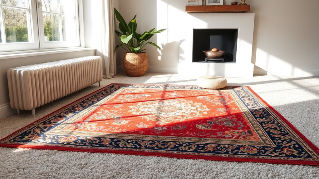 safe rug layering tips